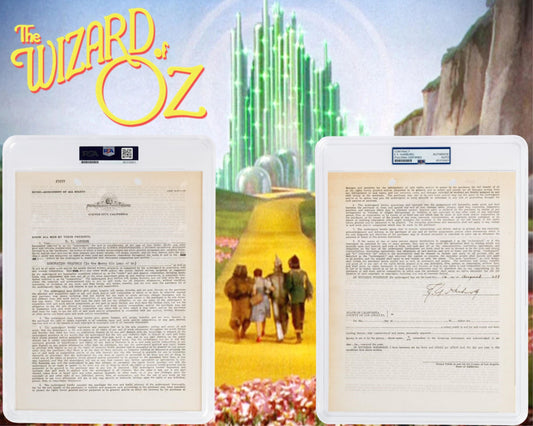 A Remarkable Piece of Oz History: E.Y. Harburg’s Contract for “In the Merry Old Land of Oz”
