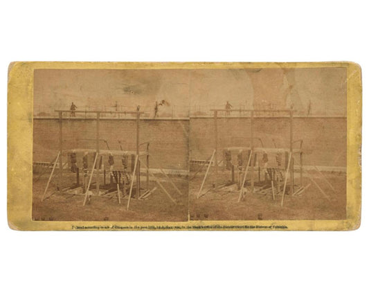 The Hanging of the Lincoln Conspirators A Newly Surfaced Museum-Quality Stereoview by Alexander Gardner