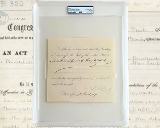 The Crossroads of Justice: Ulysses S. Grant, the Ku Klux Klan Act, and a Rare Pardon from 1873