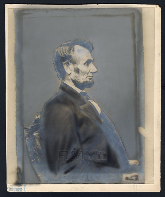Lincoln’s “Penny Pose” by Brady in Rare Oversize Format: A Rare Frederick H. Meserve Treasure