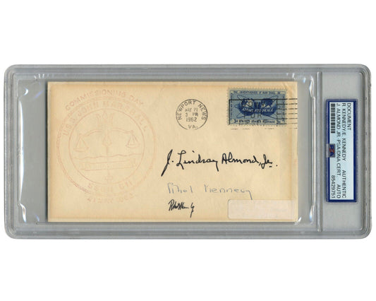 Ethel, Robert F. Kennedy & More Signed First Day Cover - PSA Authentic Auto RFK!