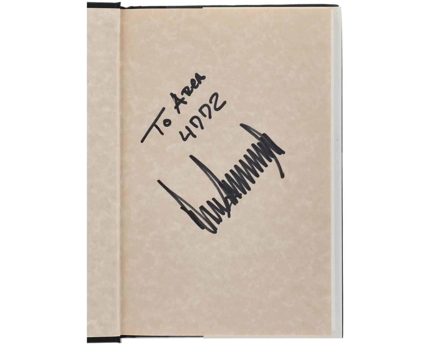 President Donald Trump Signed "The Art of the Comeback" BAS Auto - Fitting Copy!