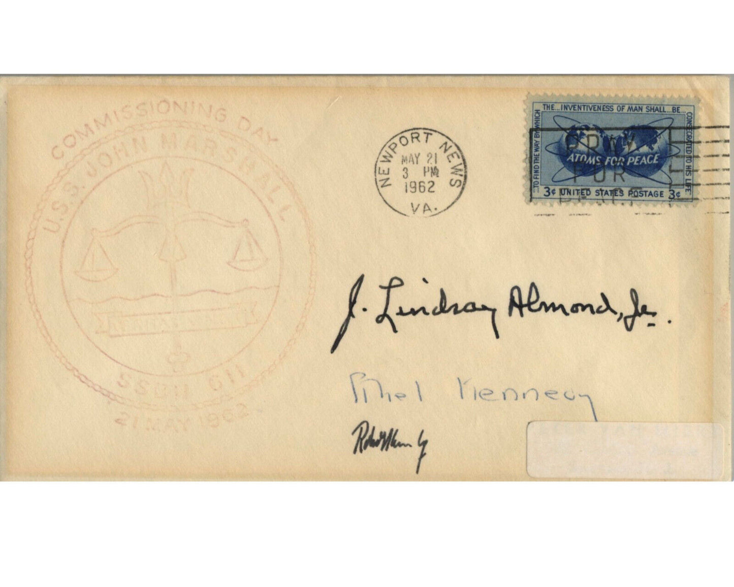 Ethel, Robert F. Kennedy & More Signed First Day Cover - PSA Authentic Auto RFK!
