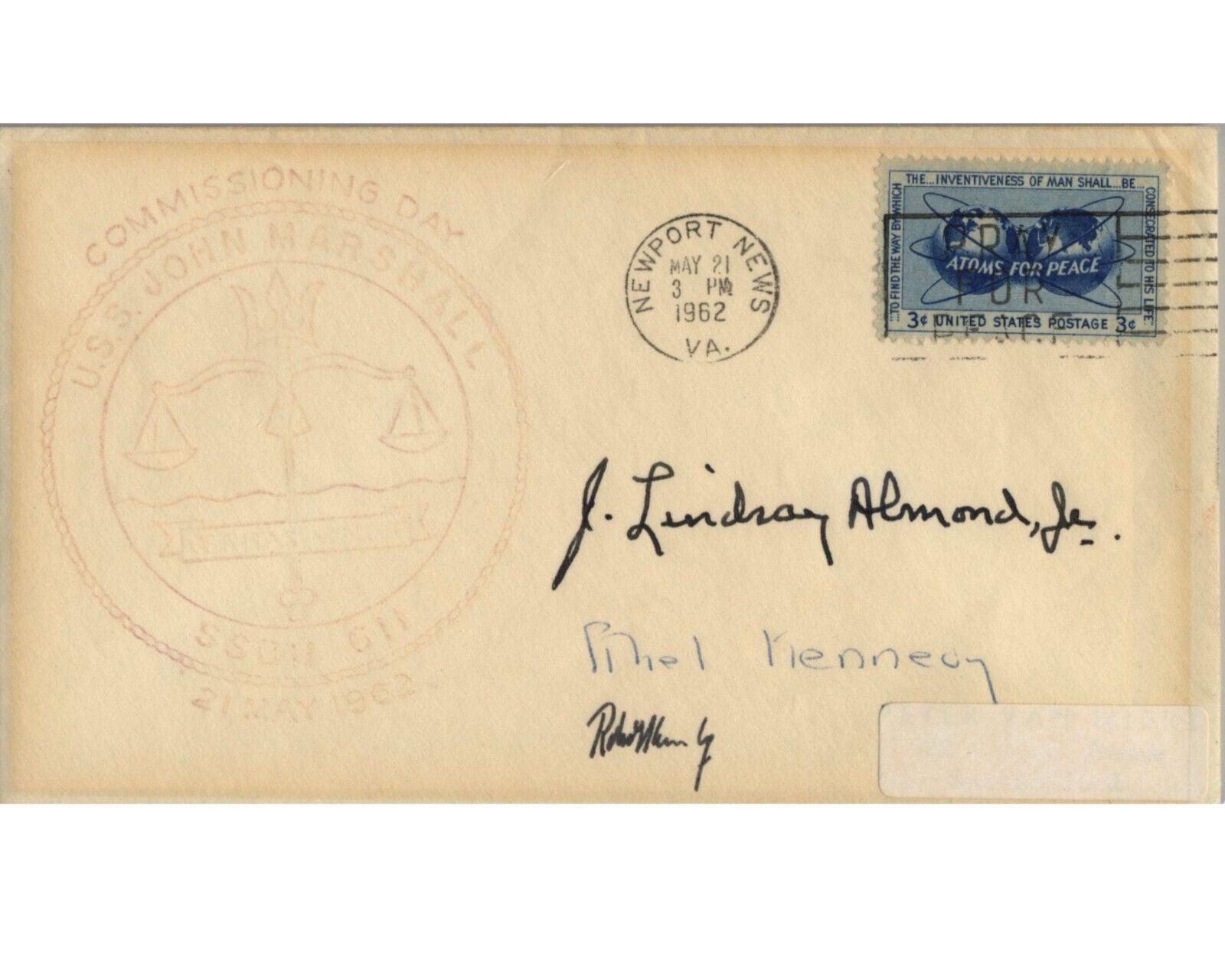 Ethel, Robert F. Kennedy & More Signed First Day Cover - PSA Authentic Auto RFK!