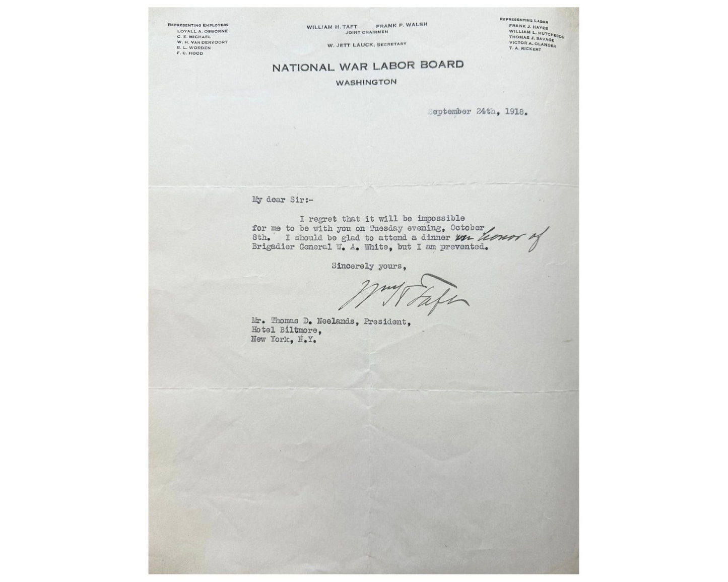 President T. Roosevelt Taft & 190+ Notables Signed Canadian Club Autograph Album
