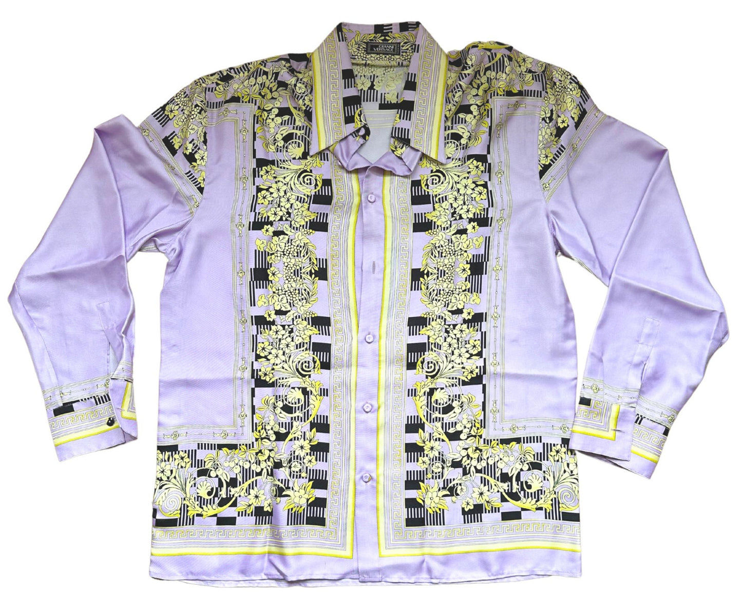 Elton John Personally Owned Gianni Versace Silk Shirt Ex. Christies