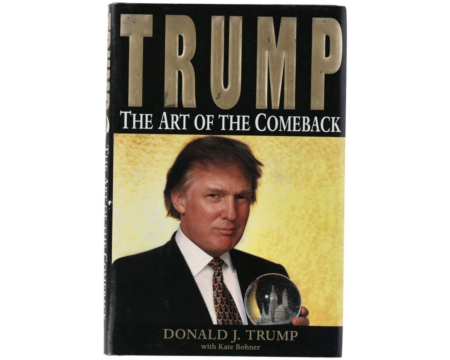 President Donald Trump Signed "The Art of the Comeback" BAS Auto - Fitting Copy!