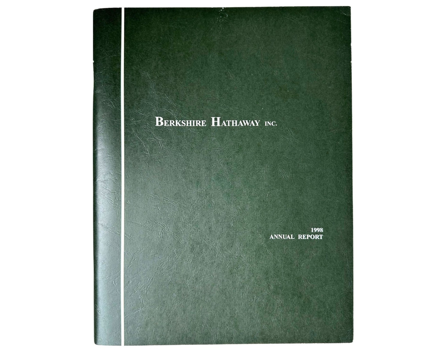 Warren Buffett Signed Berkshire Hathaway Annual Report JSA - The Best Buffett!