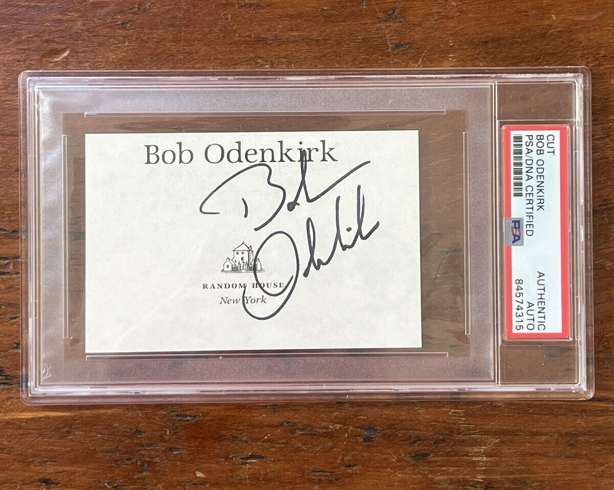 Bob Odenkirk BREAKING BAD & BETTER CALL SAUL Signed Cut PSA Auto