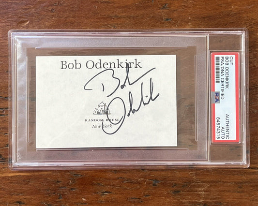 Bob Odenkirk BREAKING BAD & BETTER CALL SAUL Signed Cut PSA Auto