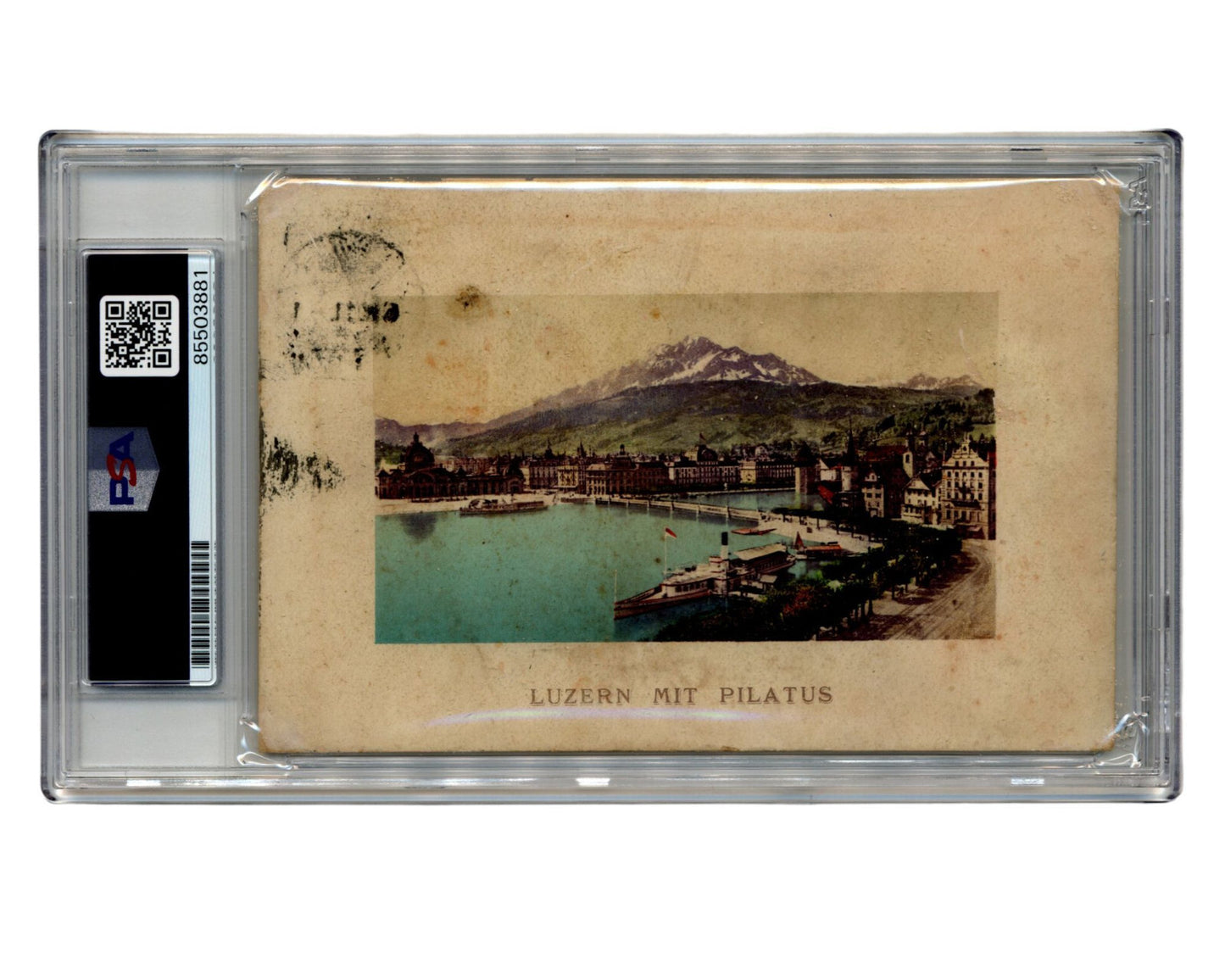 President Warren G. Harding Signed Note on Postcard "Making Alot of Money" PSA