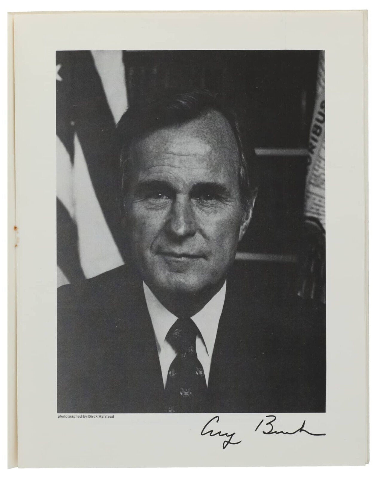 George H.W. Bush/Barbara Bush Signed Presidential Inauguration of Reagan. RARE!
