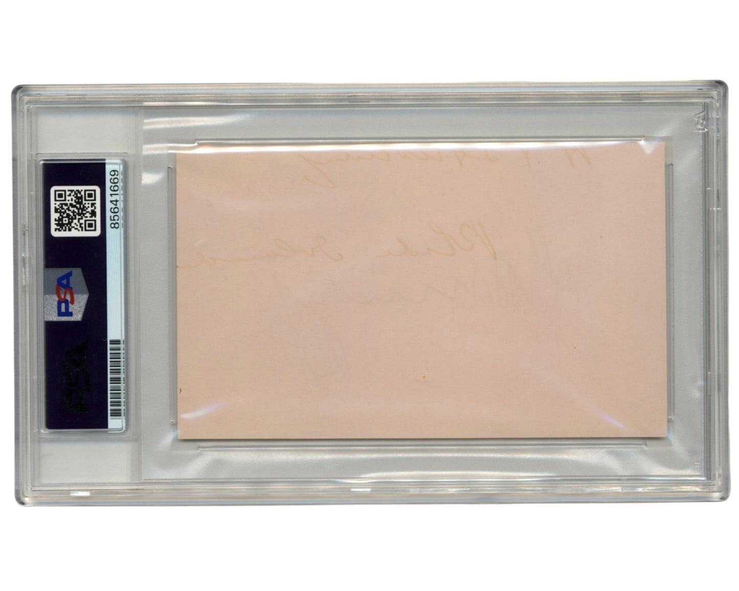 Civil War Union General Ambrose Burnside Signed Cut Autograph PSA Auto