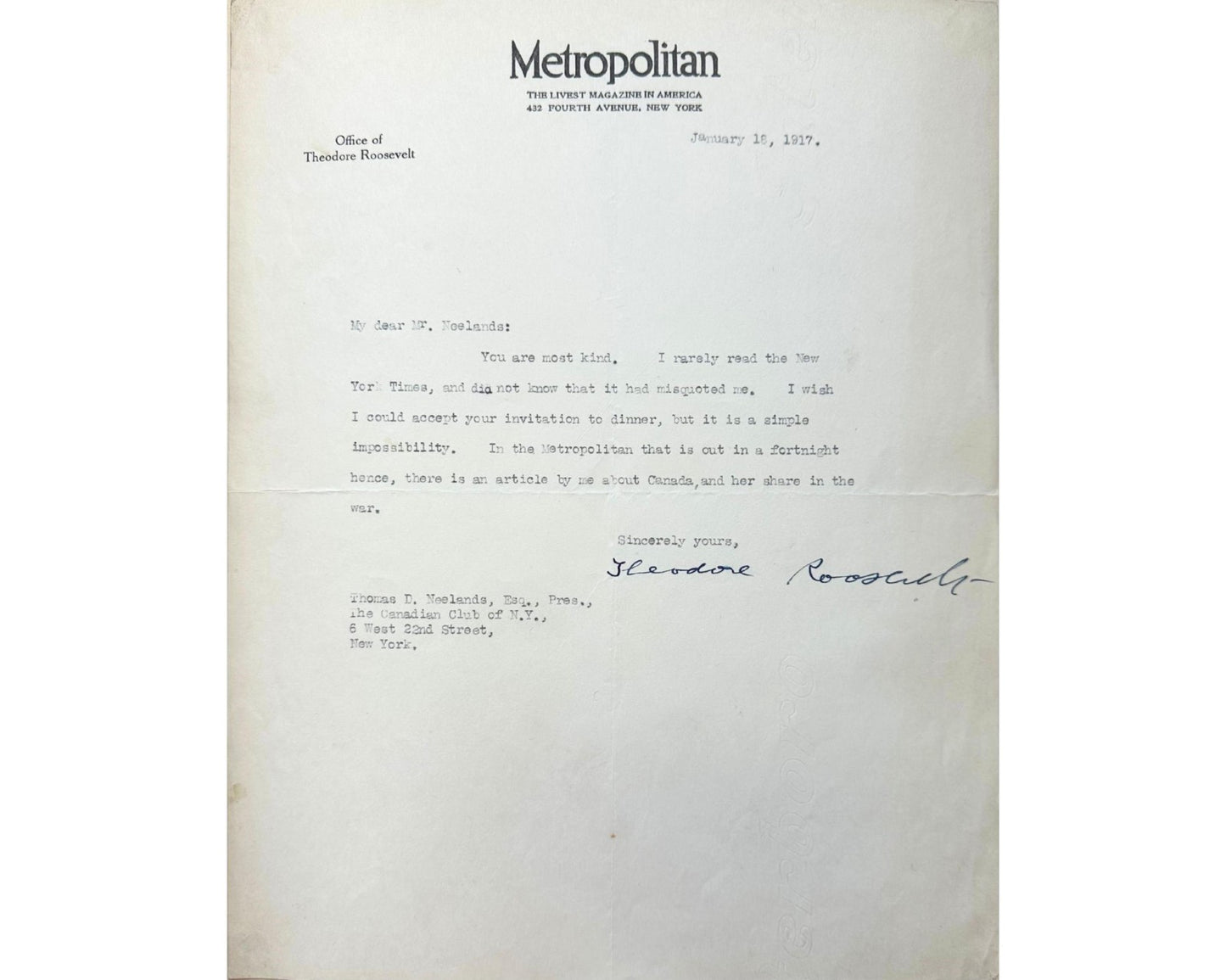 President T. Roosevelt Taft & 190+ Notables Signed Canadian Club Autograph Album