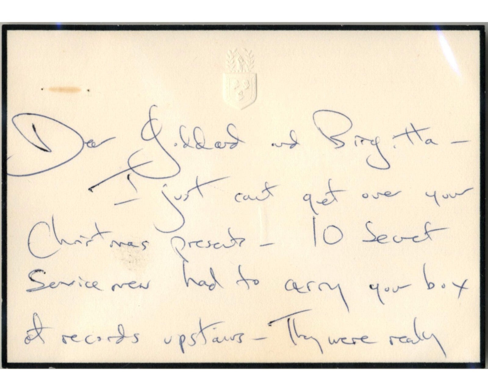 First Lady Jackie Kennedy Signed Letter on Music! JFK Mourning Stationary PSA