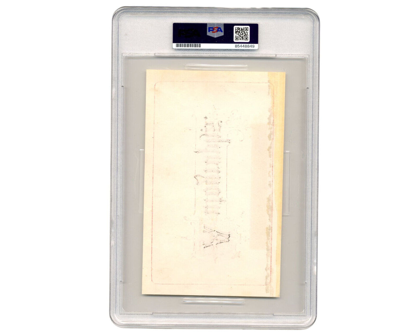 Inventor of The Telephone ALEXANDER GRAHAM BELL Signed Cut PSA Gem Mint 10 Auto