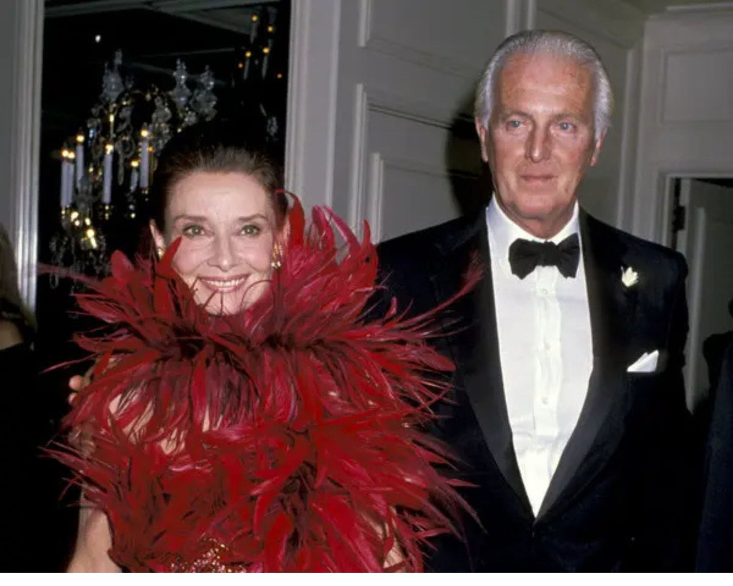 Hubert De Givenchy Signed Sketch for Audrey Hepburn Gown Worn at Awards Show!