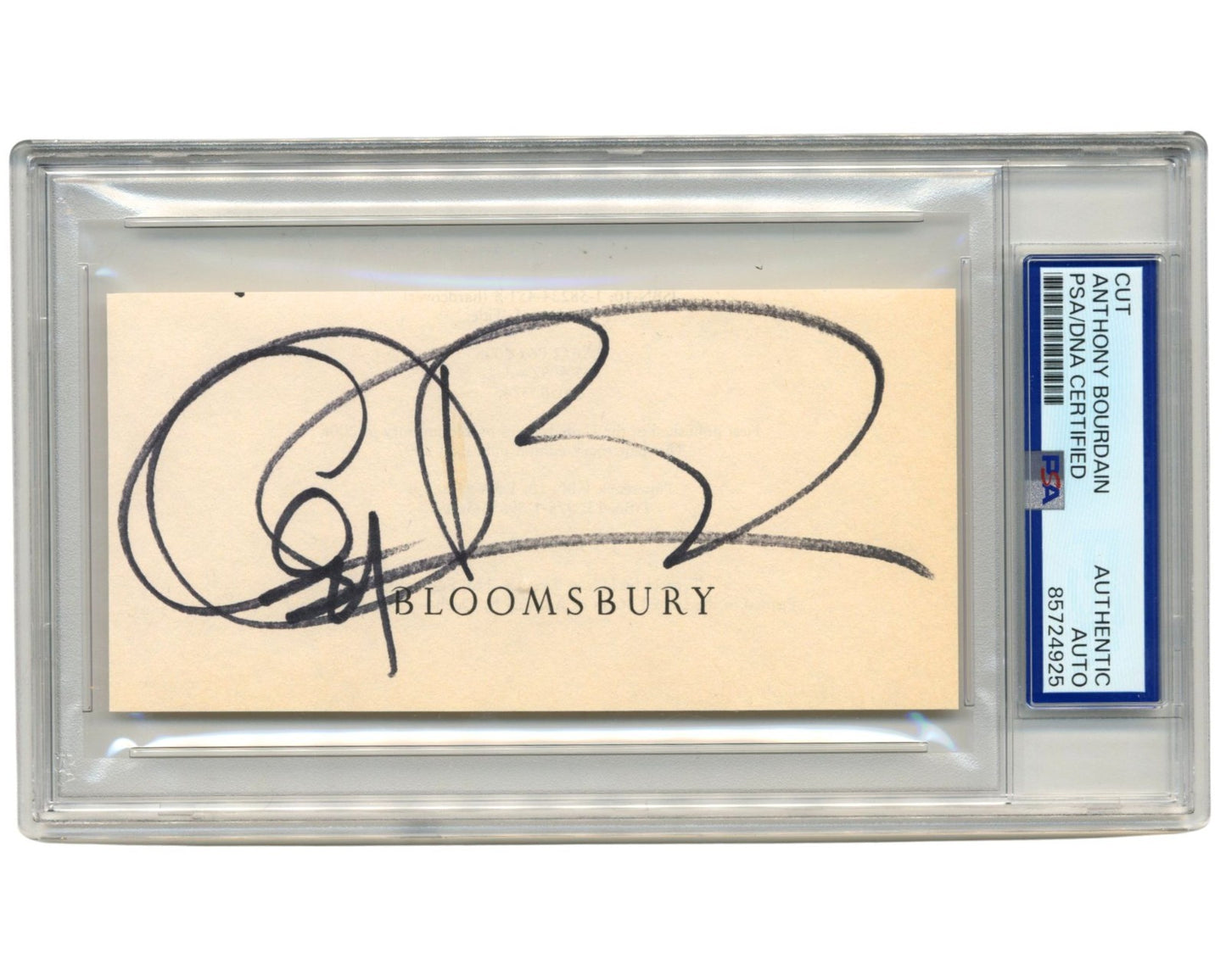 Food Icon Anthony Bourdain Signed Cut PSA Auto - Star of Parts Unknown!