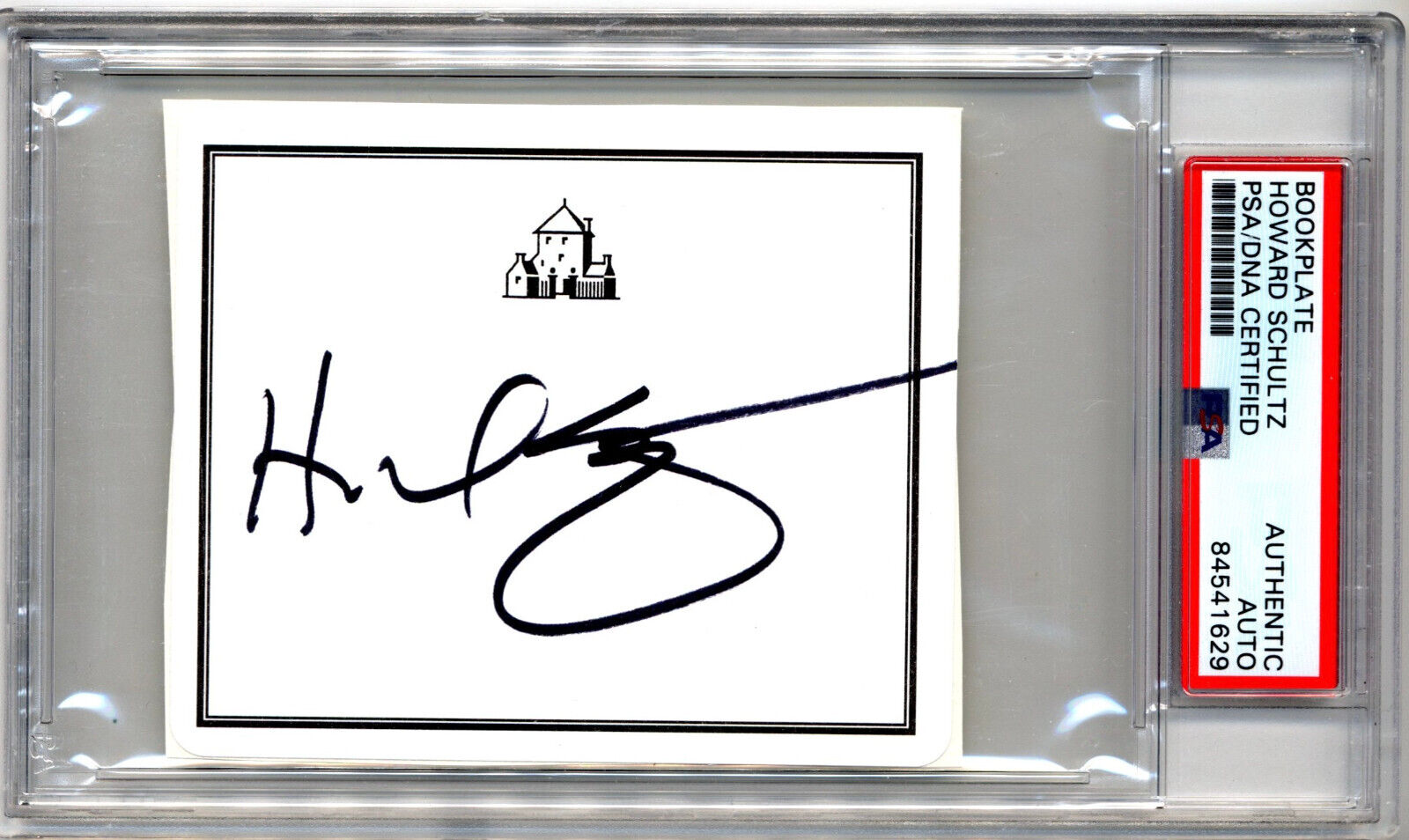 Howard Schultz Starbucks Founder Signed Cut PSA/DNA Slabbed Auto, Business Man!