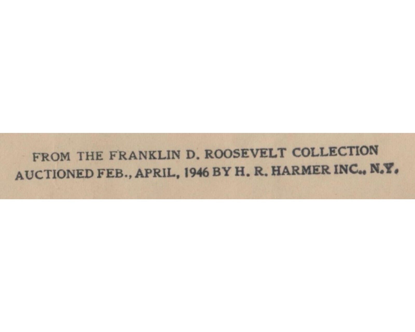 President FRANKLIN D. ROOSEVELT DNC FDC PSA - From FDR Personal Collection!
