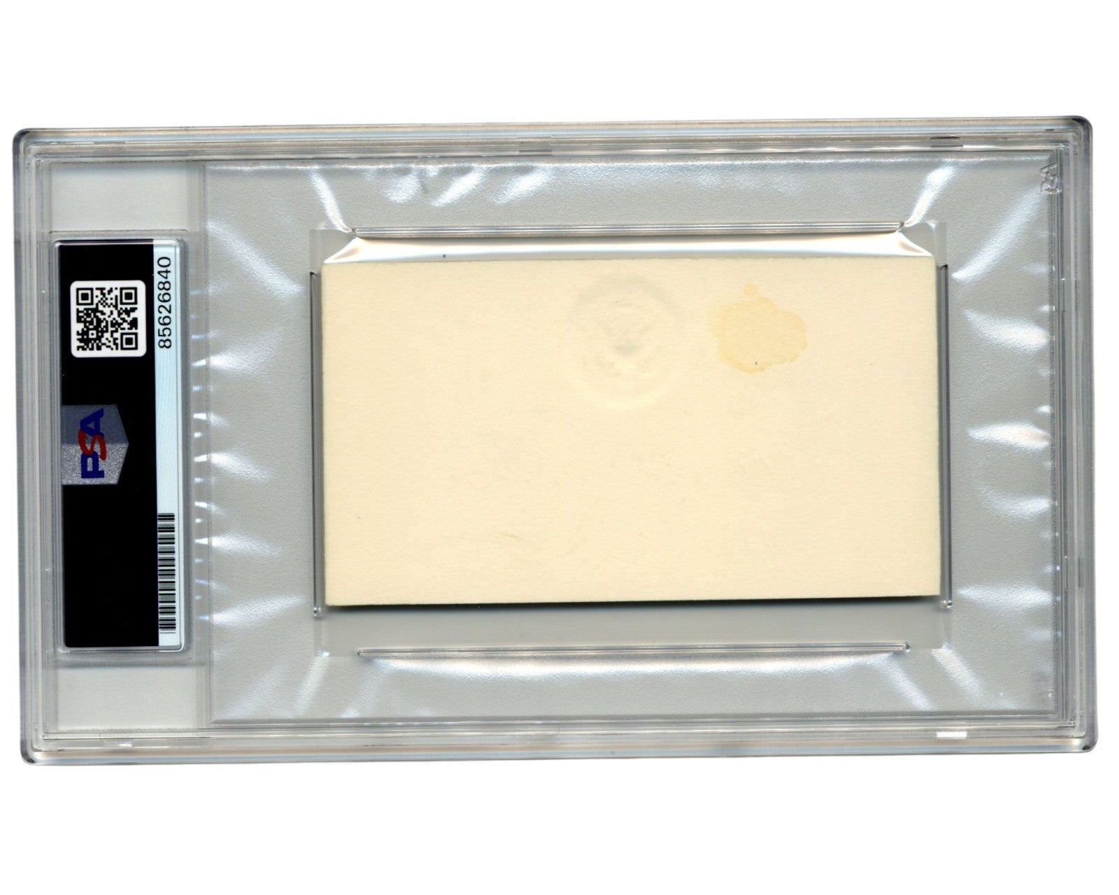 President Lyndon Johnson "McNamara" White House Dinner Place Card. PSA Auto