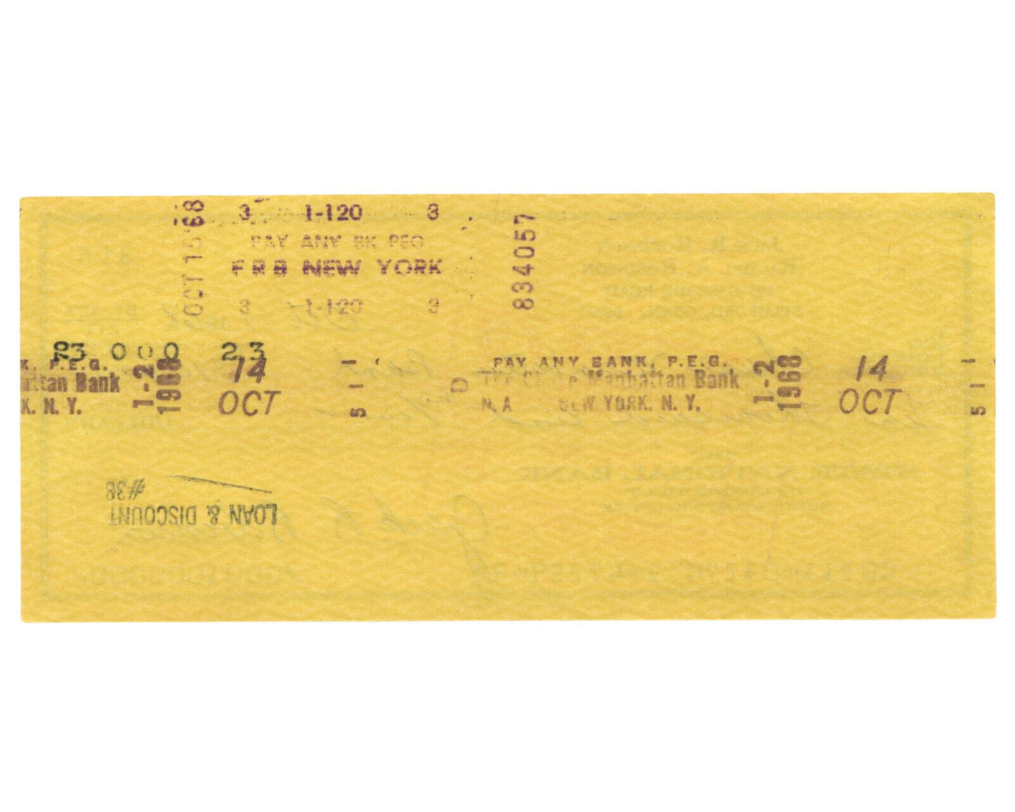 Jackie Robinson Signed Check for 10K During Year of MLK Assassination! PSA Auto