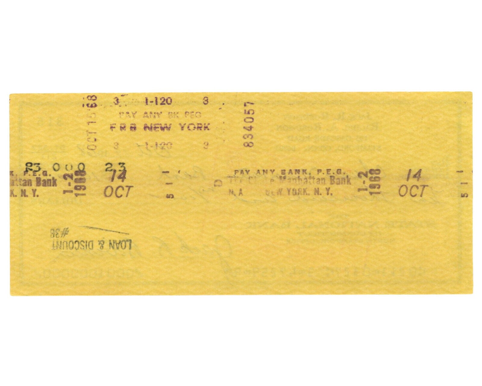Jackie Robinson Signed Check for 10K During Year of MLK Assassination! PSA Auto