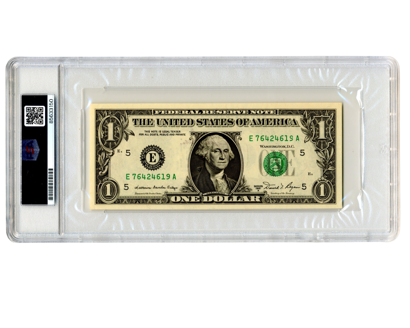 Apollo 15 Moonwalker Jim Irwin Signed Currency $1 Dollar Bill PSA Auto