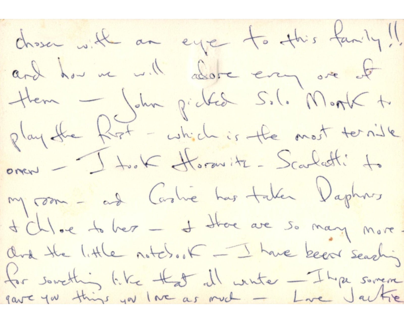 First Lady Jackie Kennedy Signed Letter on Music! JFK Mourning Stationary PSA
