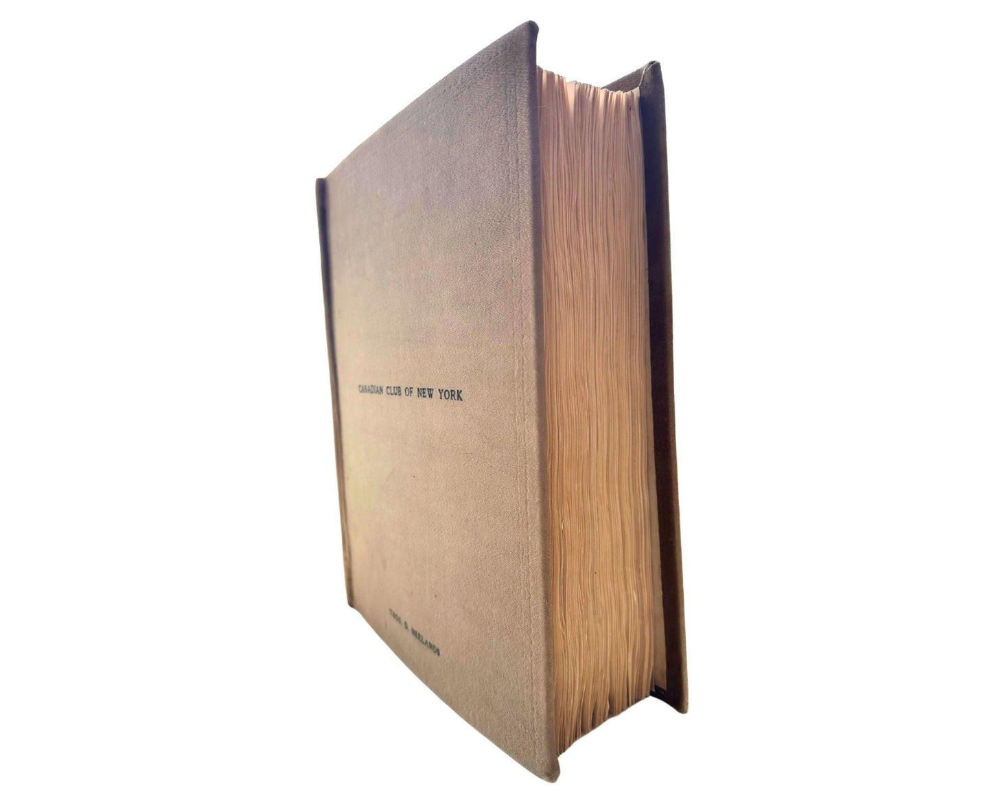 President T. Roosevelt Taft & 190+ Notables Signed Canadian Club Autograph Album