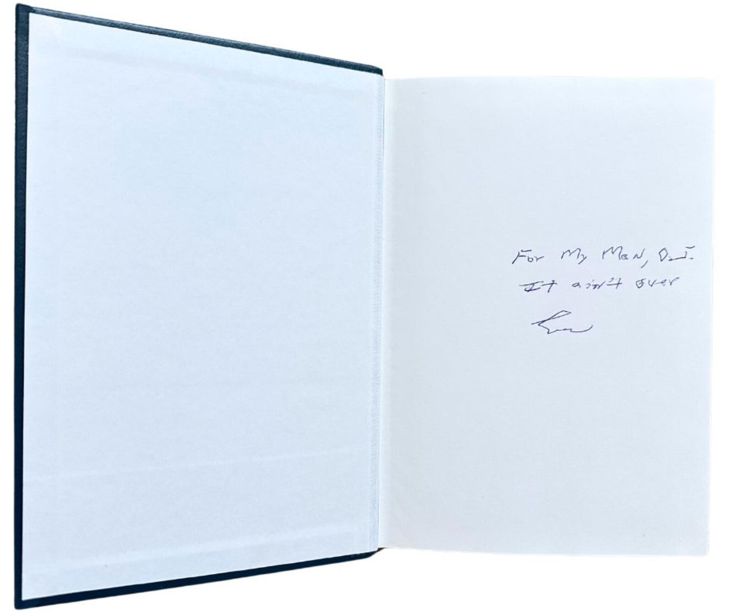 OJ Simpson Owned Cross Exam Book, Signed By F. Lee Bailey "It Aint Over"
