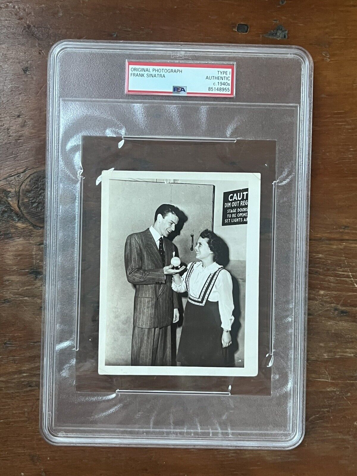 Frank Sinatra Original Photograph PSA Type I / Type 1