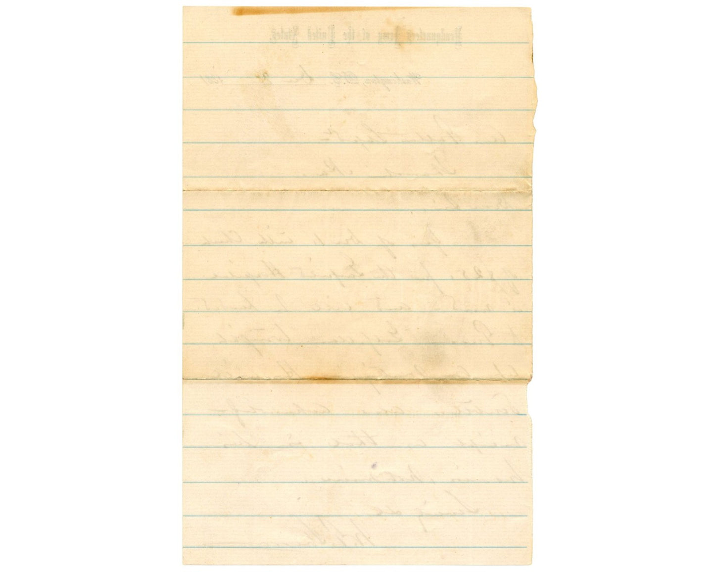 General W.T. SHERMAN Signed Letter Honors Pres. Garfield Post Assassination PSA