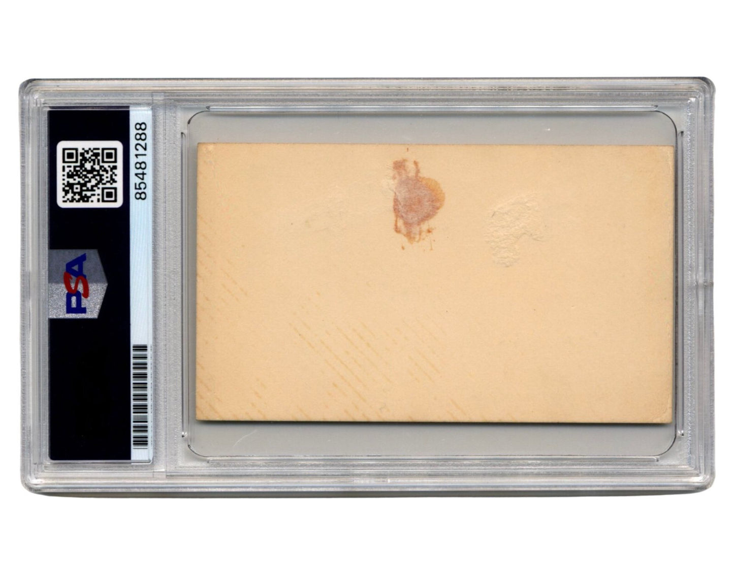 Union Navy Vice Admiral STEPHEN C. ROWAN Signed Cut PSA 8 - Rare Civil War Auto