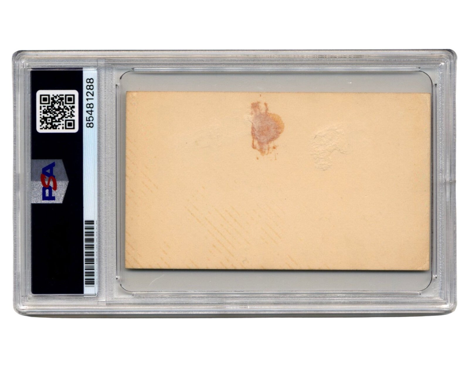 Union Navy Vice Admiral  STEPHEN C. ROWAN Signed Cut PSA 8 - Rare Civil War Auto