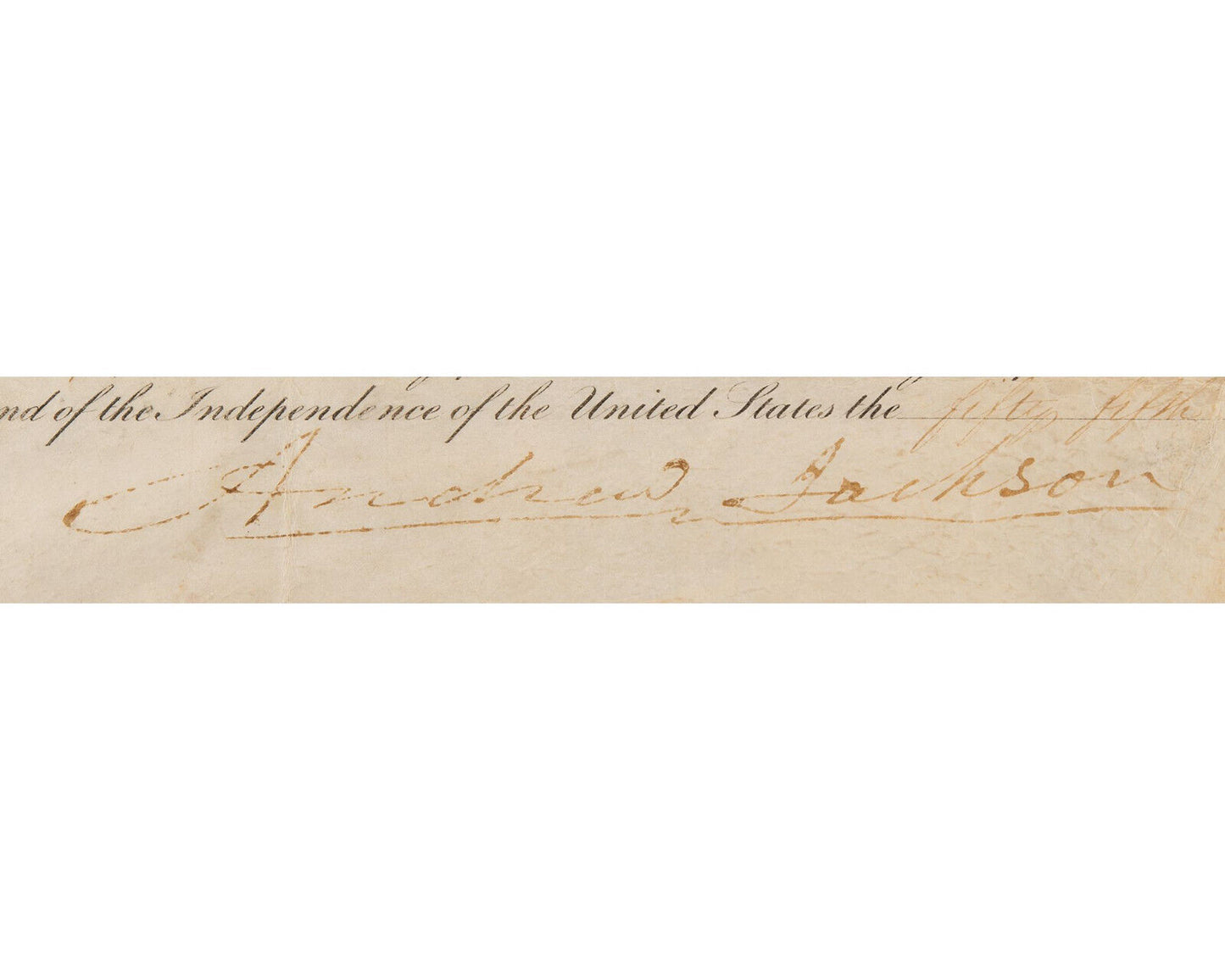 President Andrew Jackson Signed Alabama Land Grant after Indian Removal Act JSA