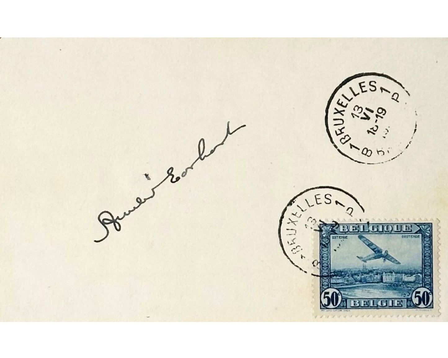 Iconic Aviator Amelia Earhart Signed Cover Display Beautifully! PSA Auto