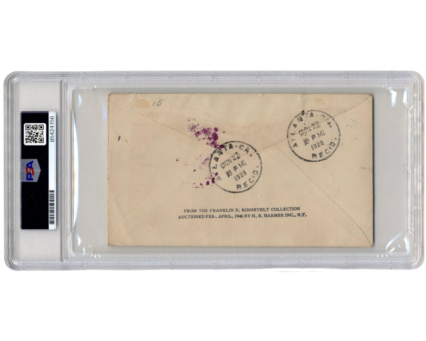 President FRANKLIN D. ROOSEVELT DNC FDC PSA - From FDR Personal Collection!
