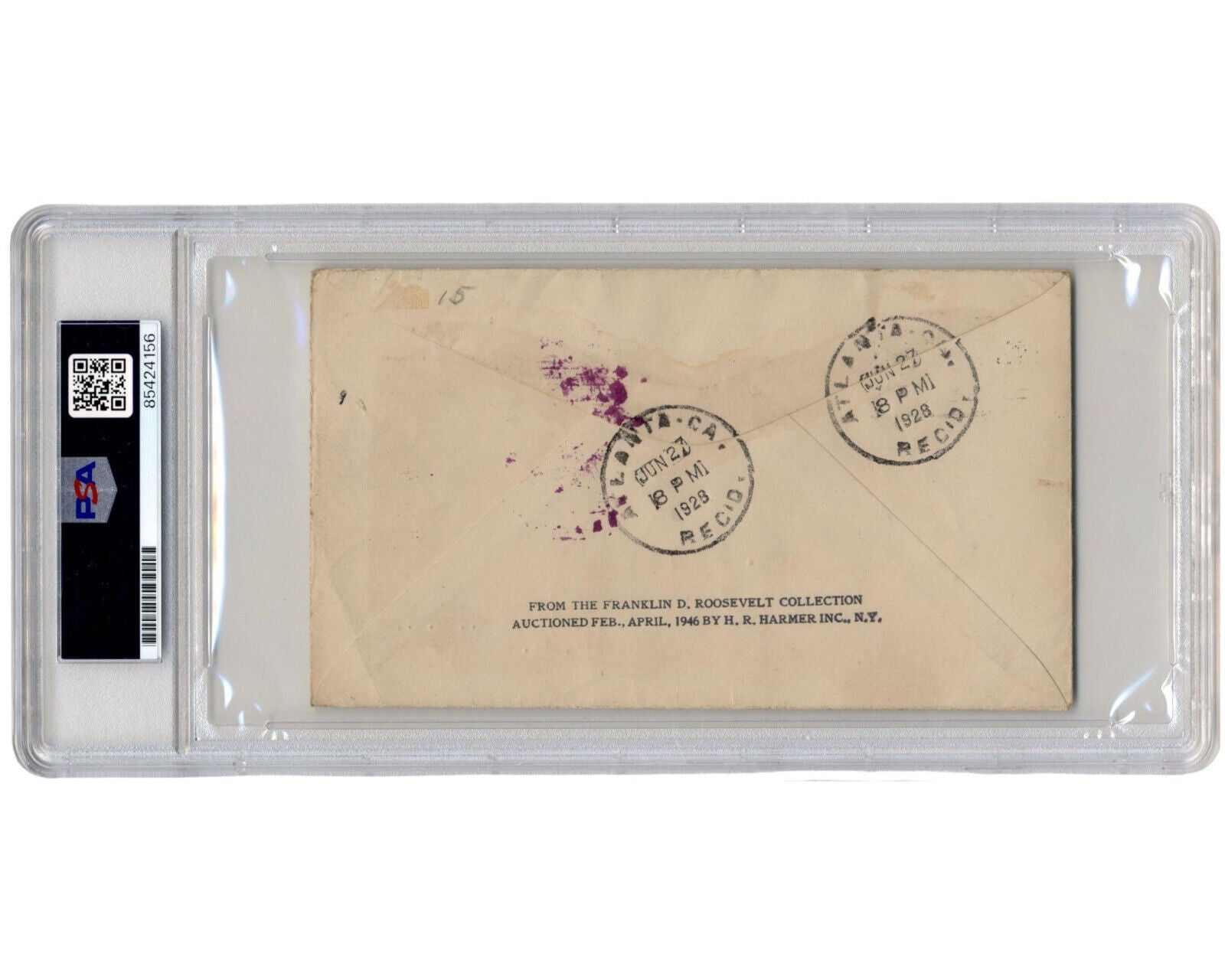 President FRANKLIN D. ROOSEVELT DNC FDC PSA - From FDR Personal Collection!