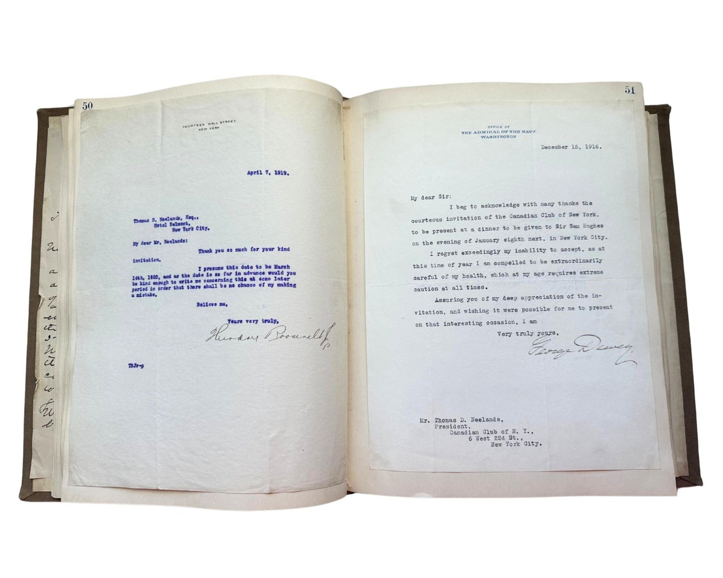 President T. Roosevelt Taft & 190+ Notables Signed Canadian Club Autograph Album