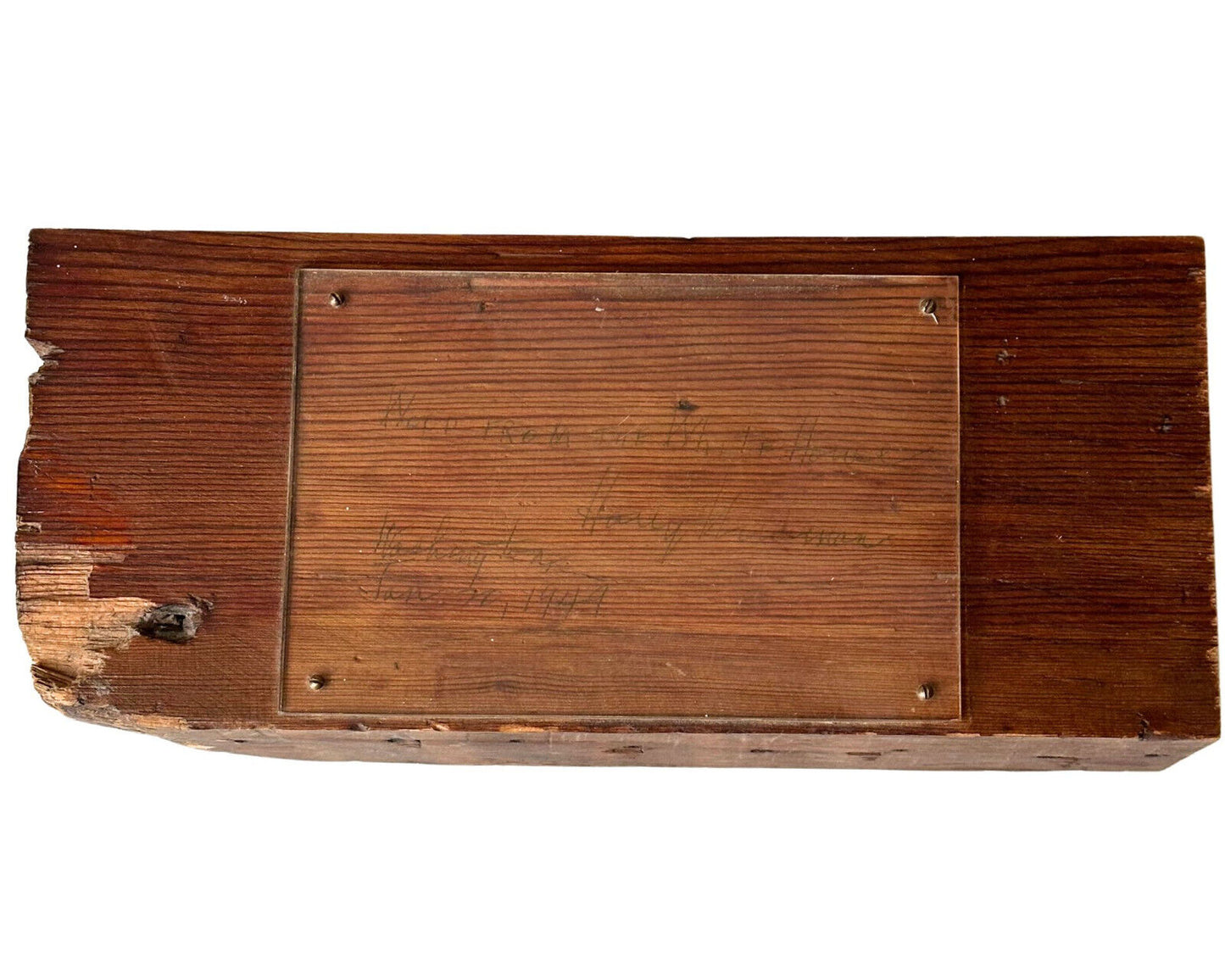 President HARRY TRUMAN Signed & Authenticated Original Wood from WHITE HOUSE!