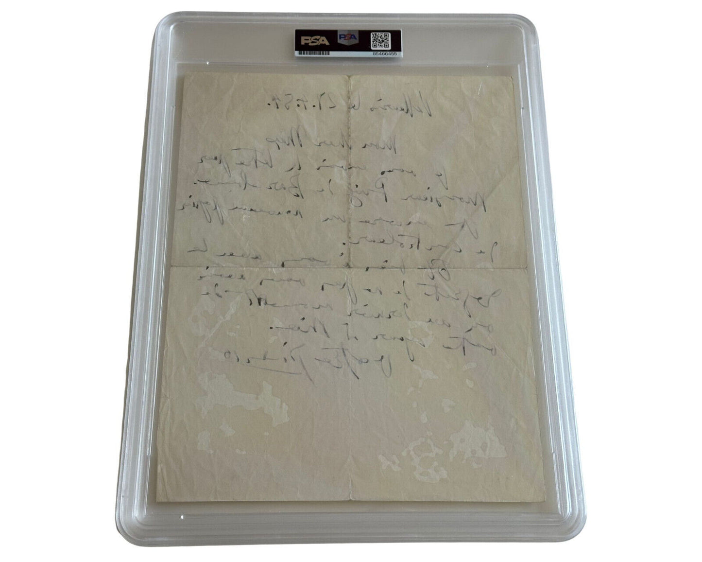 Rare Pablo Picasso Signed Handwritten Letter to his Financial Advisor PSA Auto