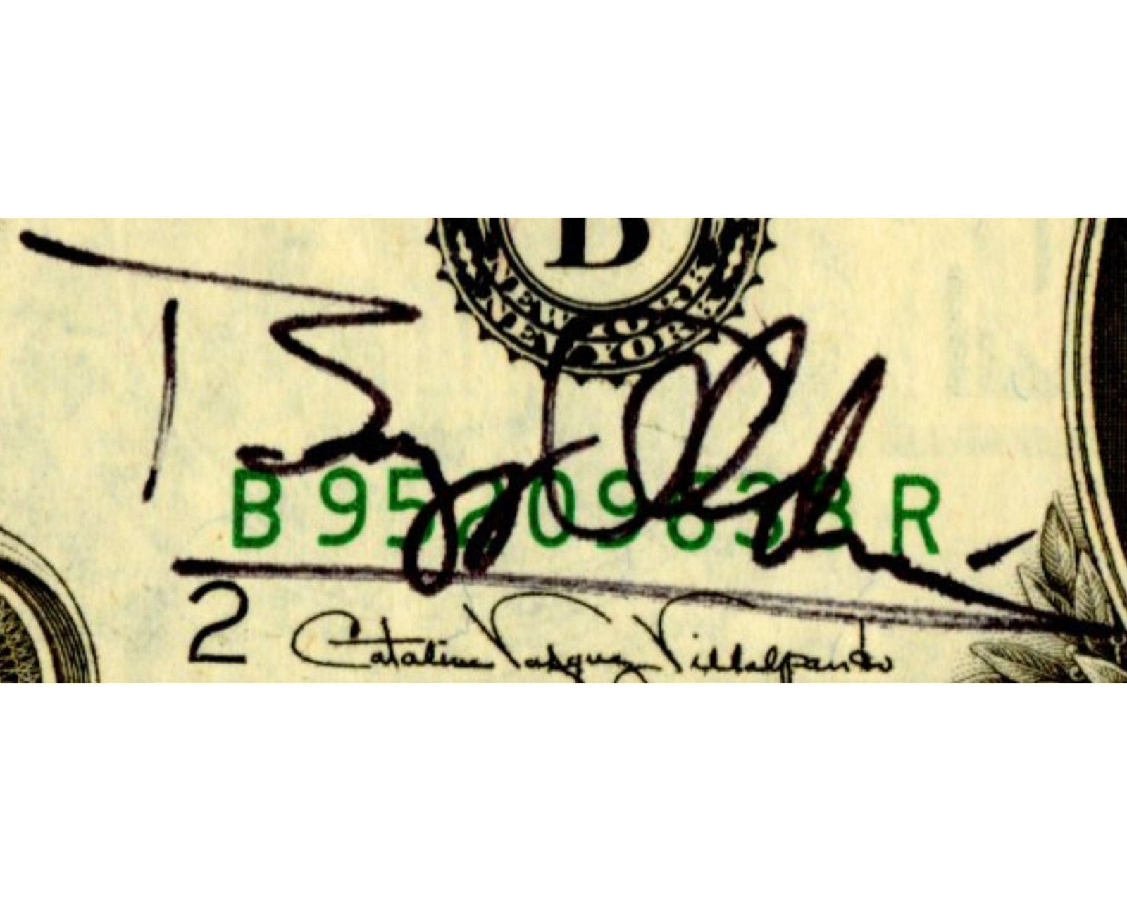 Apollo 11 Astronaut Buzz Aldrin Signed Currency $1 Dollar Bill PSA Auto