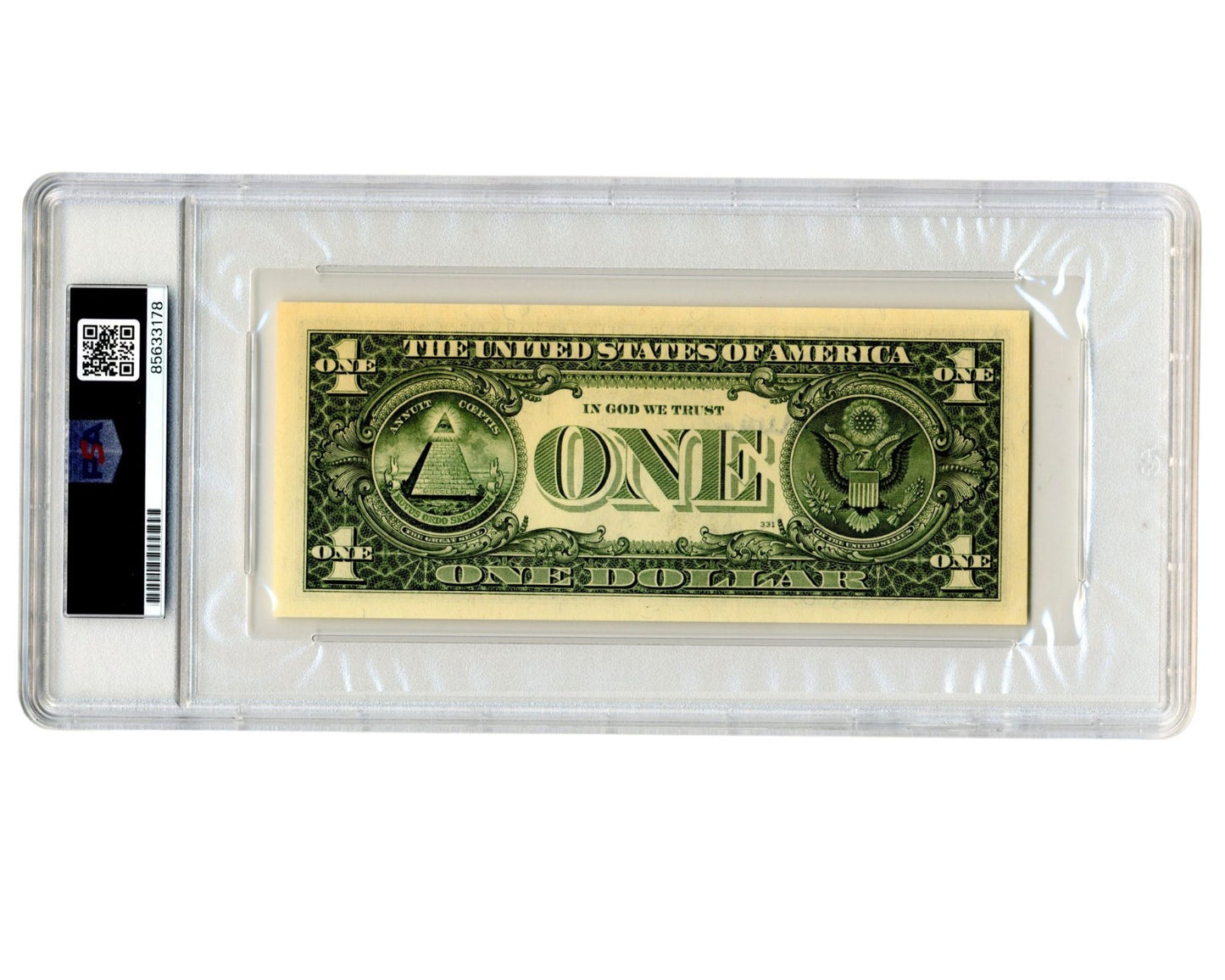 Mercury, Gemini & Apollo Astronaut Wally Schirra Signed $1 Dollar Bill PSA Auto