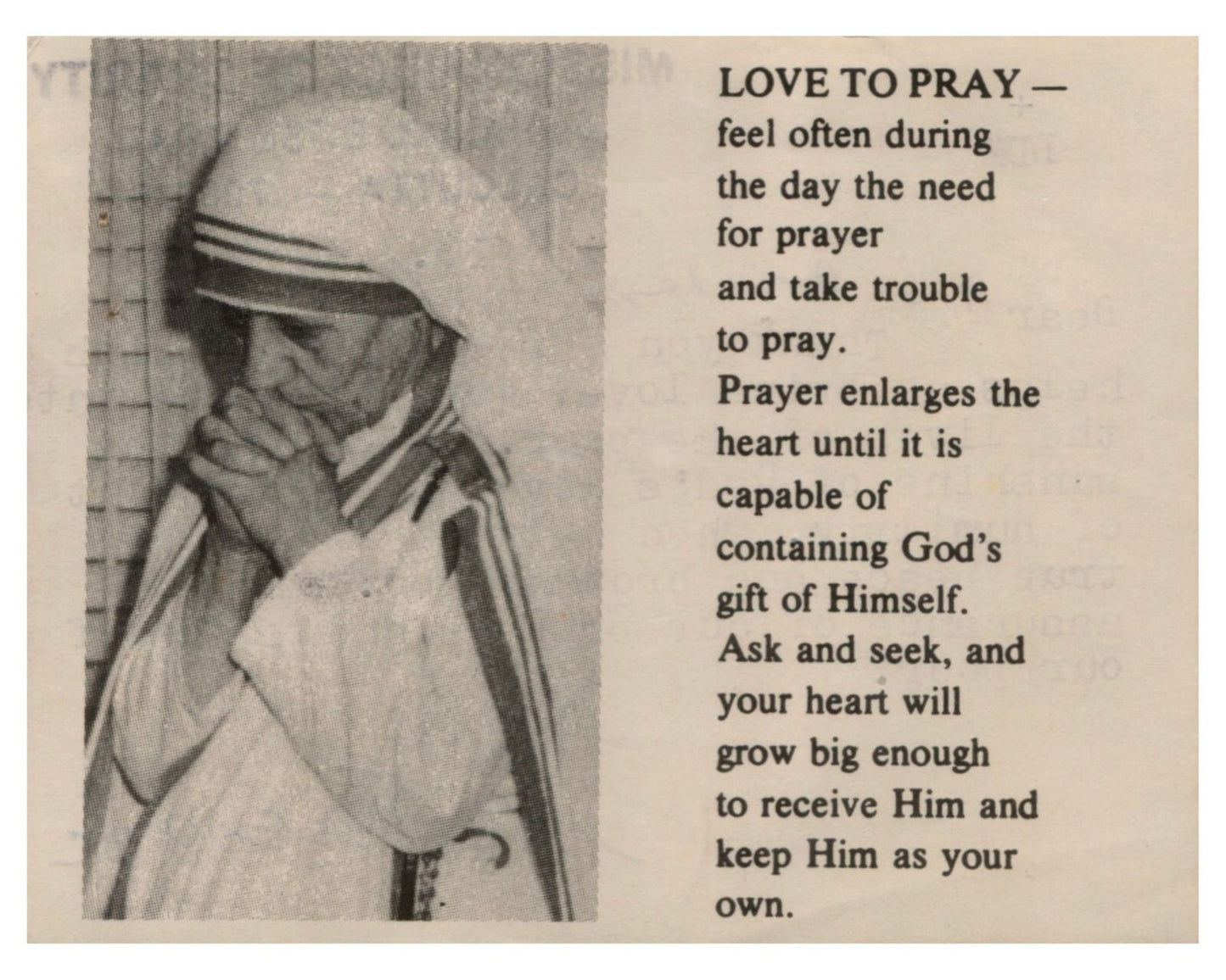 Saint Mother Teresa "Missionaries of Charity" Signed Letter PSA