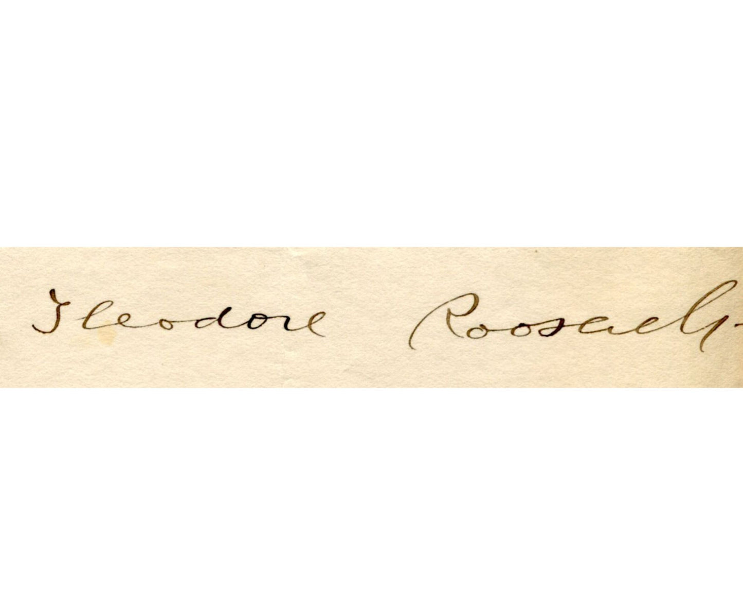 President Theodore Roosevelt Seeks to Re-Enter Combat PSA Historic Signed Letter