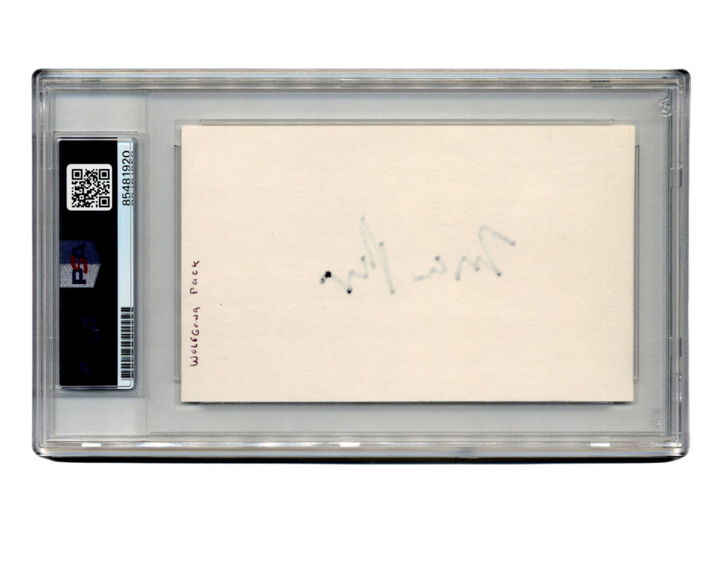 Godfather Writer MARIO PUZO Gorgeous Signed Cut PSA Auto