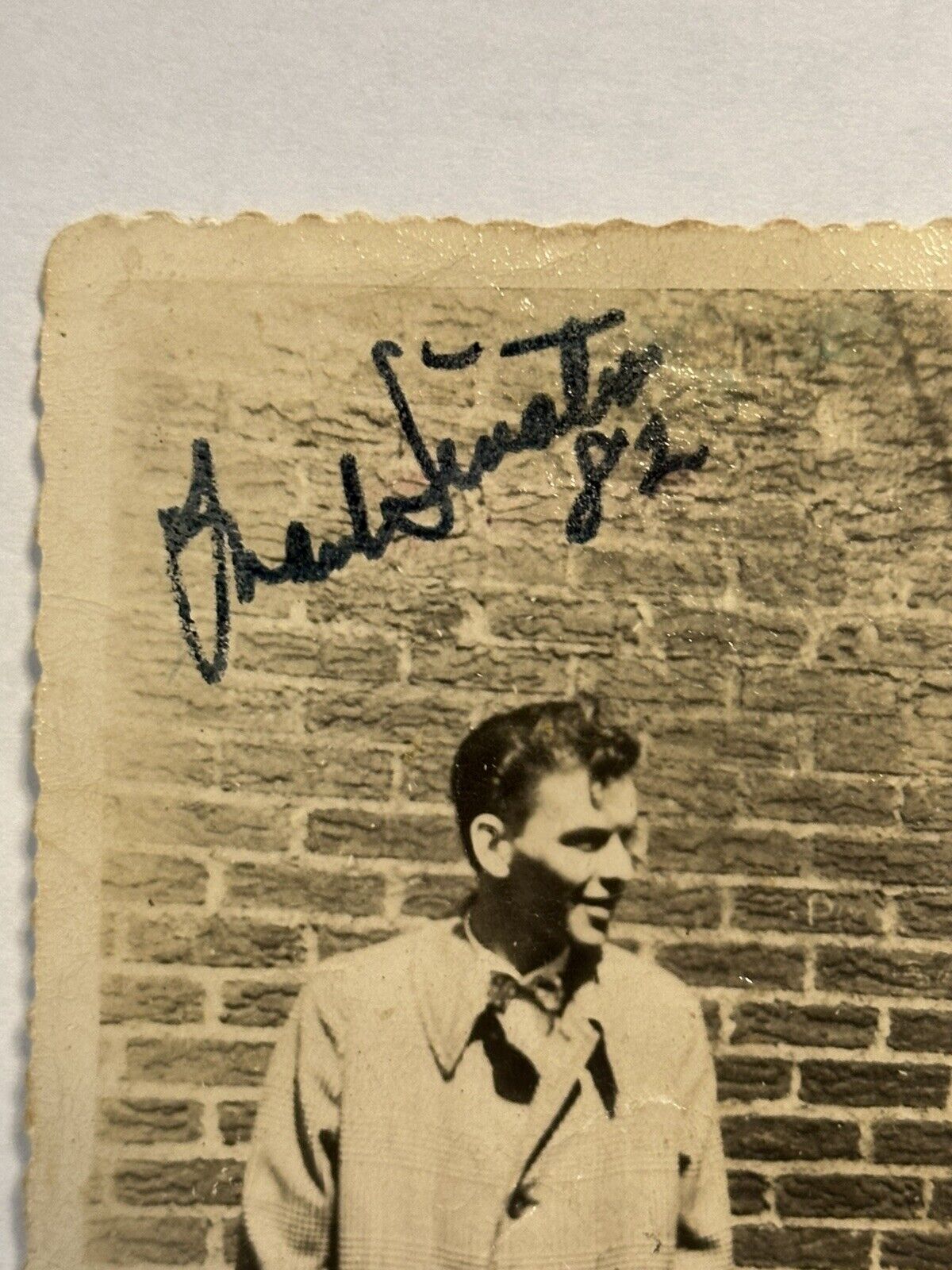 Frank Sinatra Signed Original Photograph/Snapshot, JSA Full LOA Authentic Auto