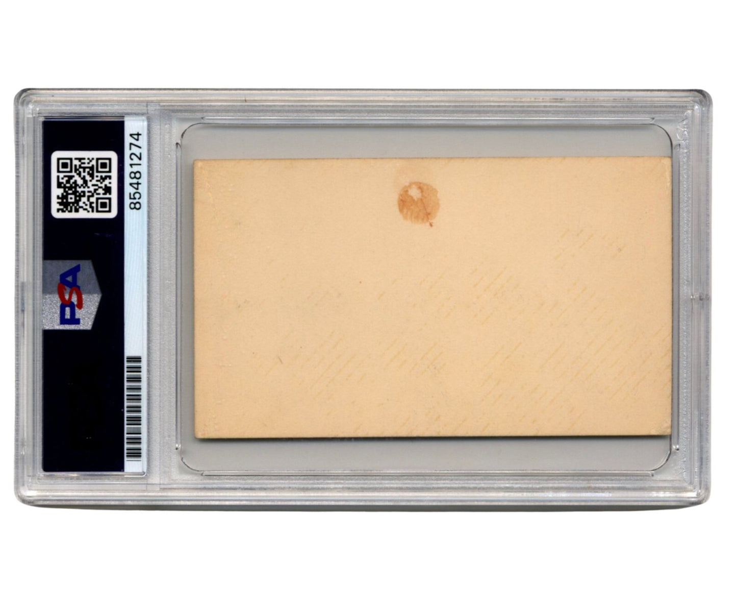 Presidential Candidate John Sherman Signed Cut -Sec. Of Treasury & State PSA 8