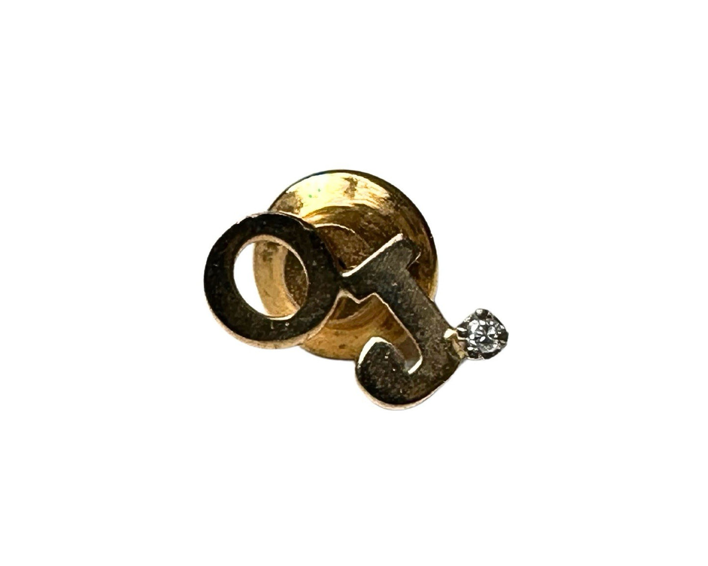 OJ Simpson Personally Owned "OJ Diamond" Lapel Pin Ex Goldin To Benefit Victims